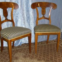 1 Paar Biedermeier Stühle