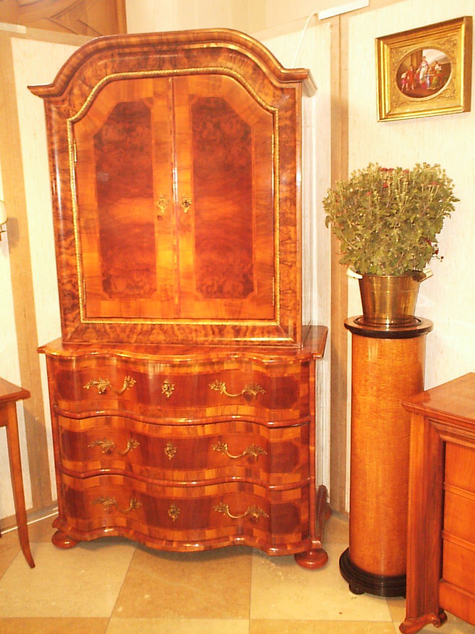 Barock Aufsatzschrank