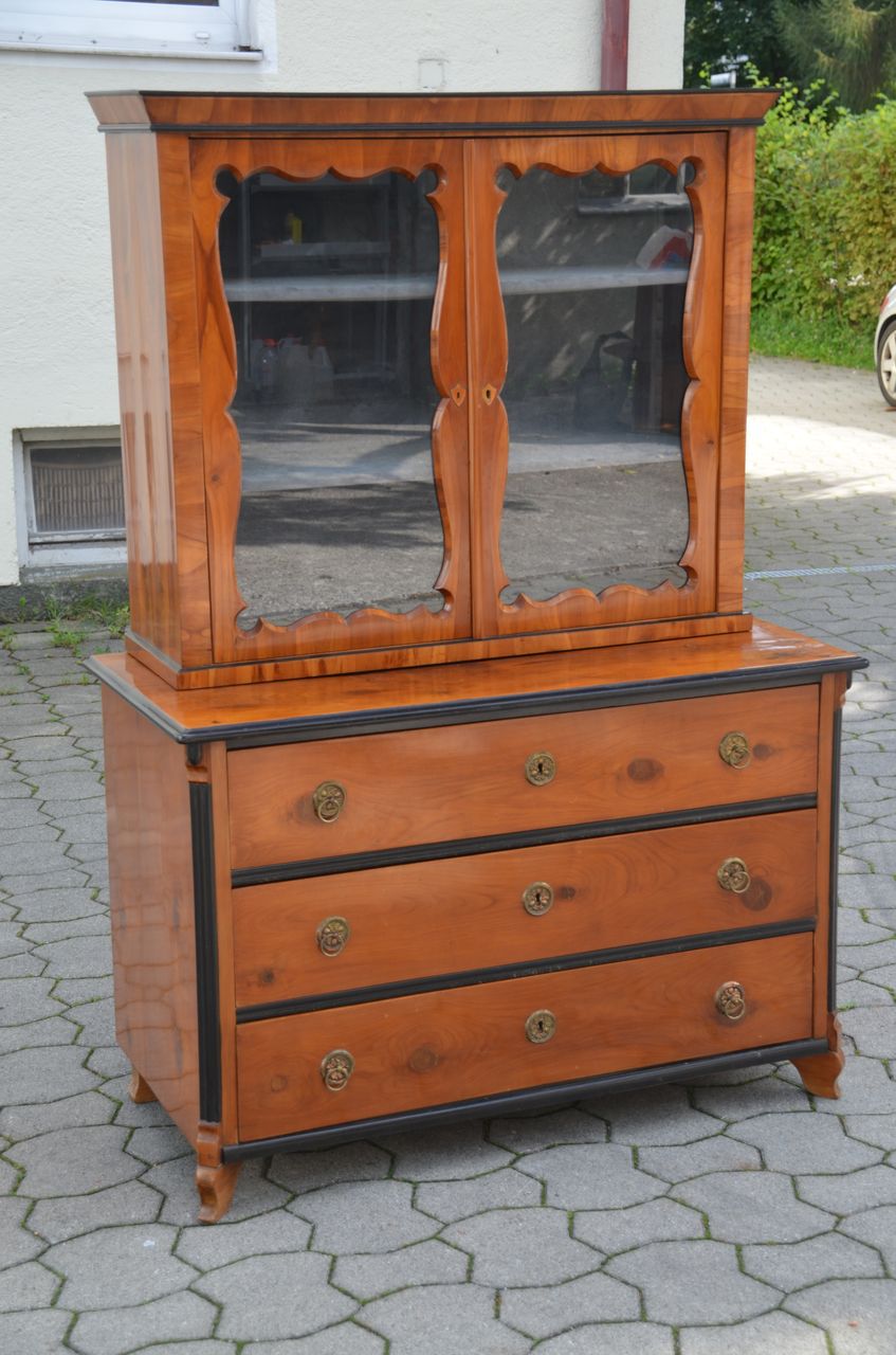 Spätbiedermeier Aufsatzmöbel